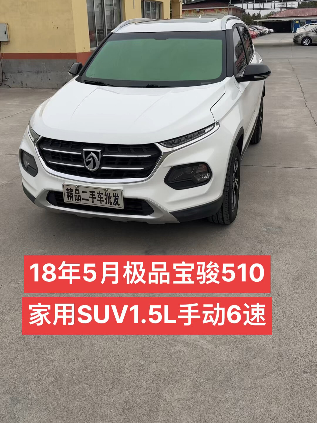 家用suv颜值担当18年5月极品宝骏510