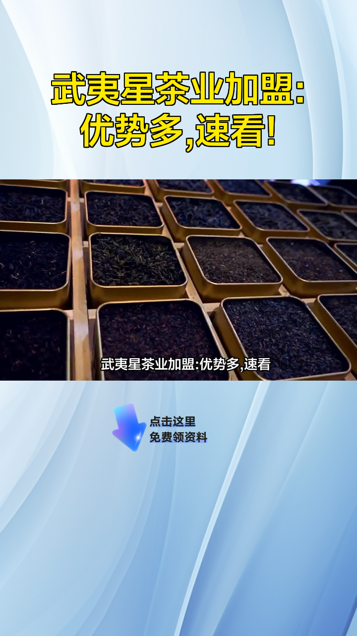 武夷星茶业加盟优势多速看