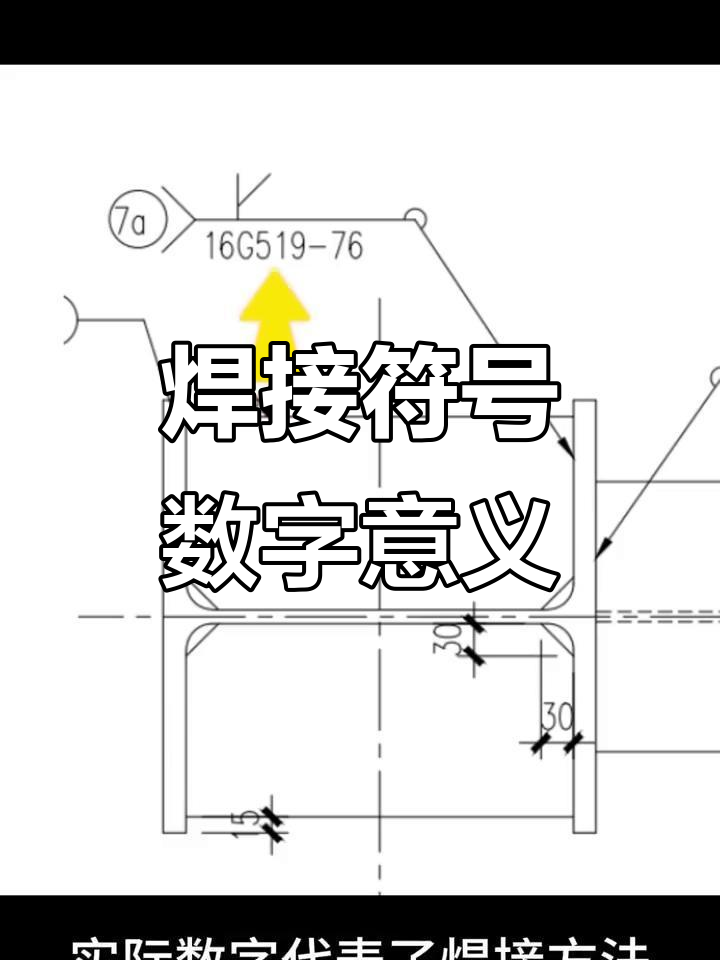 焊接符号中的数字含义解析,图集解读让你轻松理解