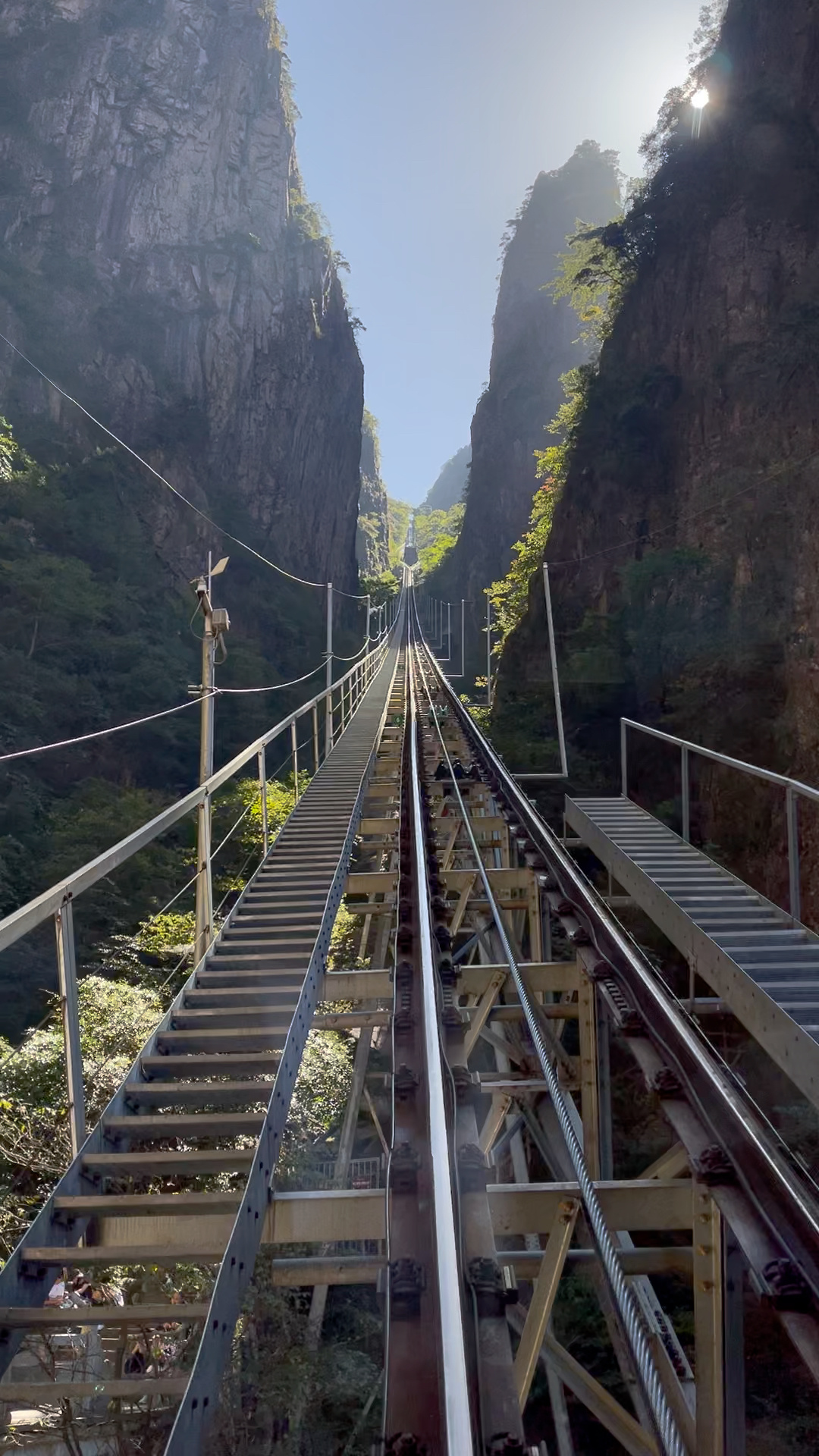 黄山西海大峡谷小火车图片