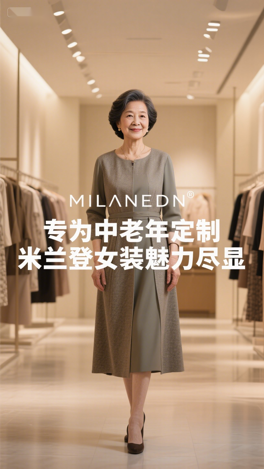专为中老年定制,米兰登女装魅力尽显