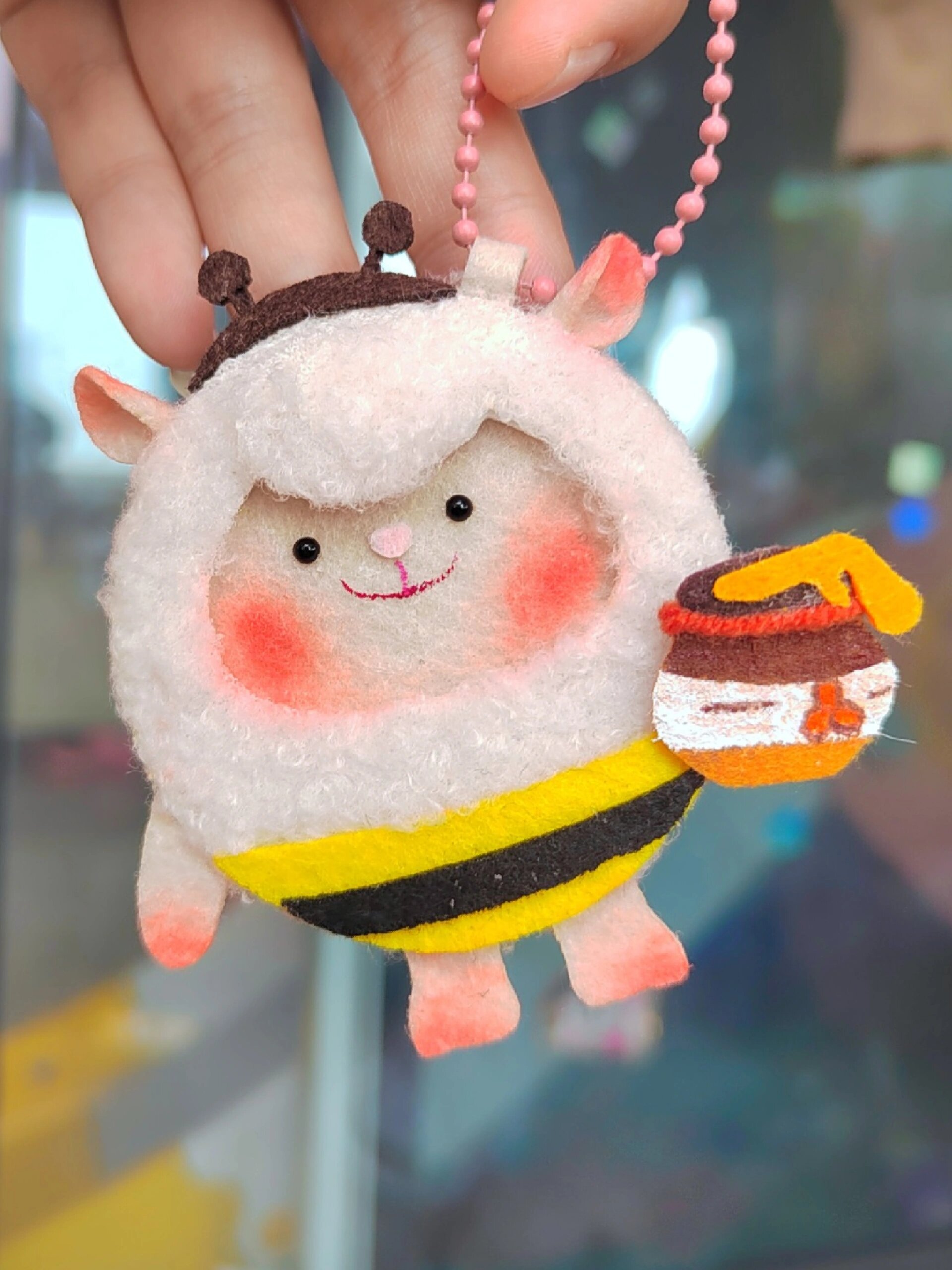 不织布蛋仔派对蜜蜂羊教程来了