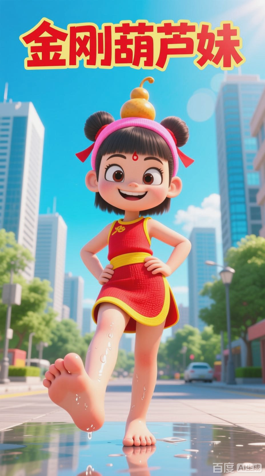 金刚葫芦妹:怕痒的元气少女