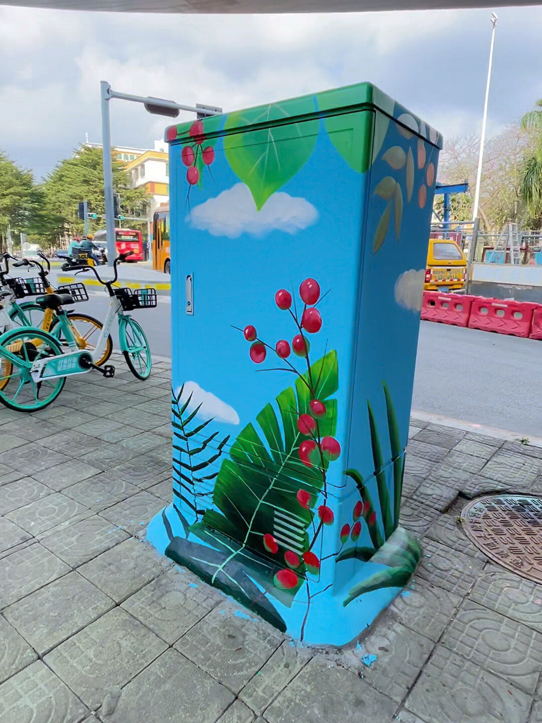 电箱手绘涂鸦壁画
