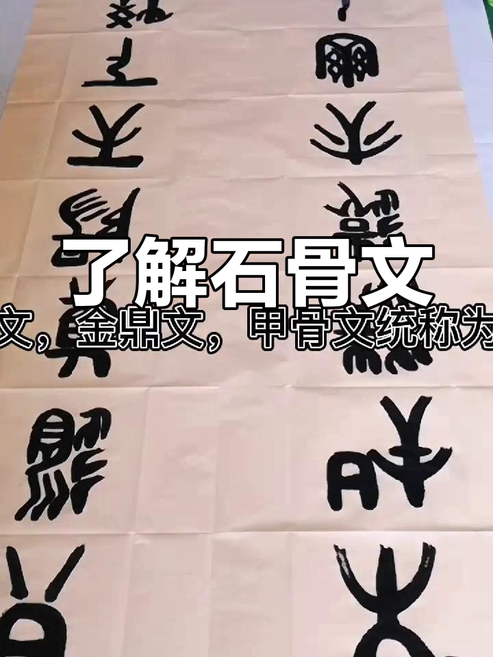 石骨文:甲骨文的演变