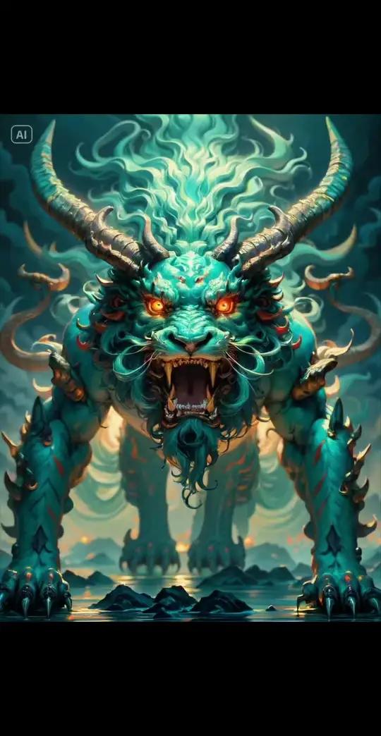 山海经系列:四大凶兽—饕餮 山海经异兽录 胆小慎入 四大凶兽 山海经