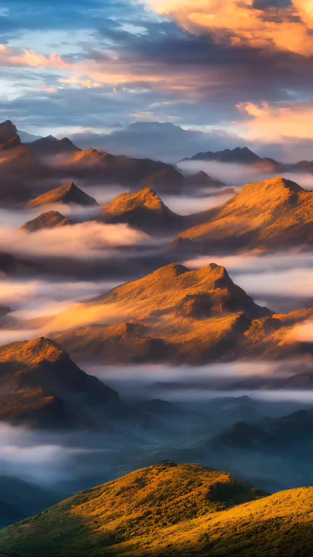 我见众山皆草木,唯有见你是青山 治愈系风景 千里江山图