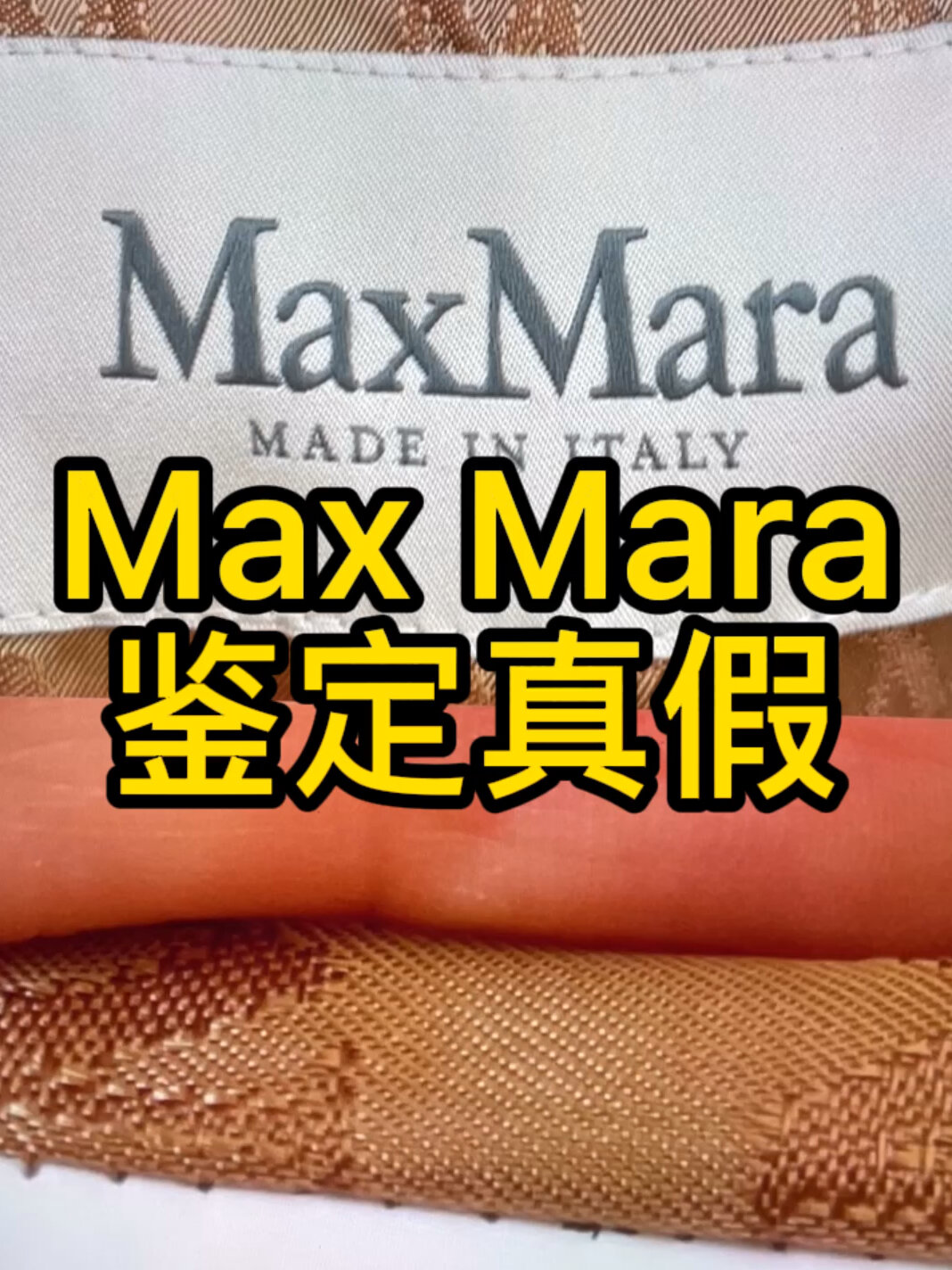 maxmara大衣鉴定真假泰迪熊101801真伪辨别