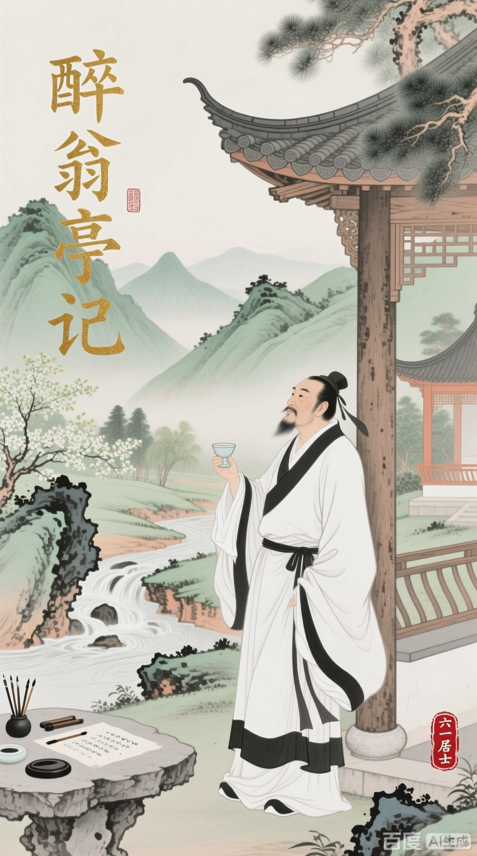 醉翁亭记:山水与民同乐