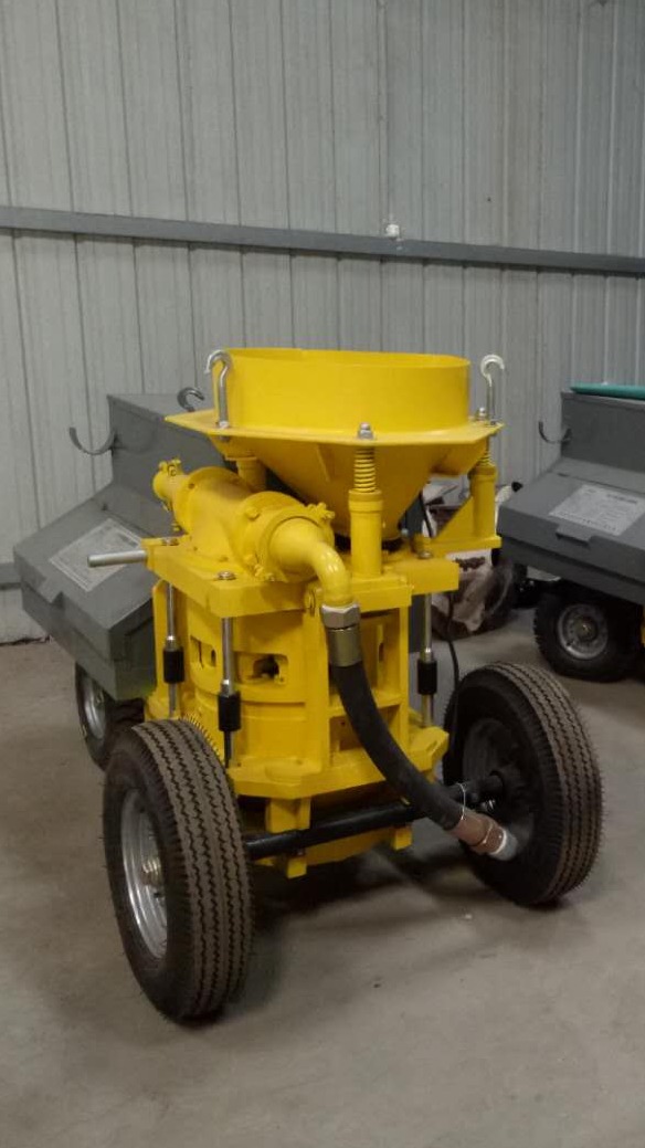 tk700商砼混凝土湿喷机施工现场 喷浆效果好,效率快-度小视