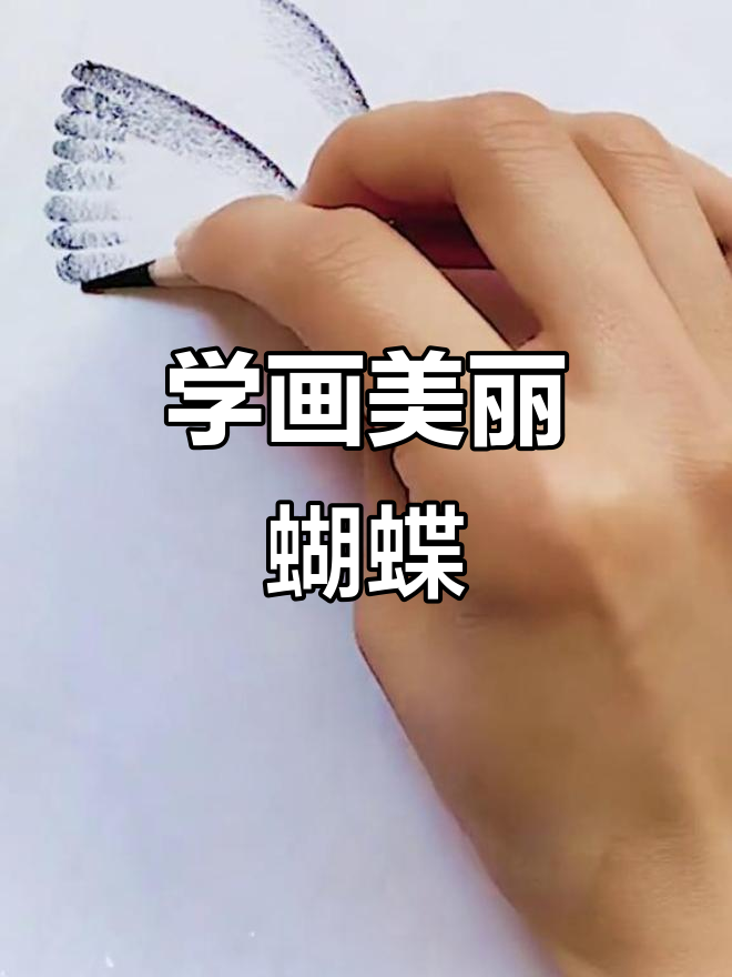 轻松学画可爱蝴蝶,简单又有趣