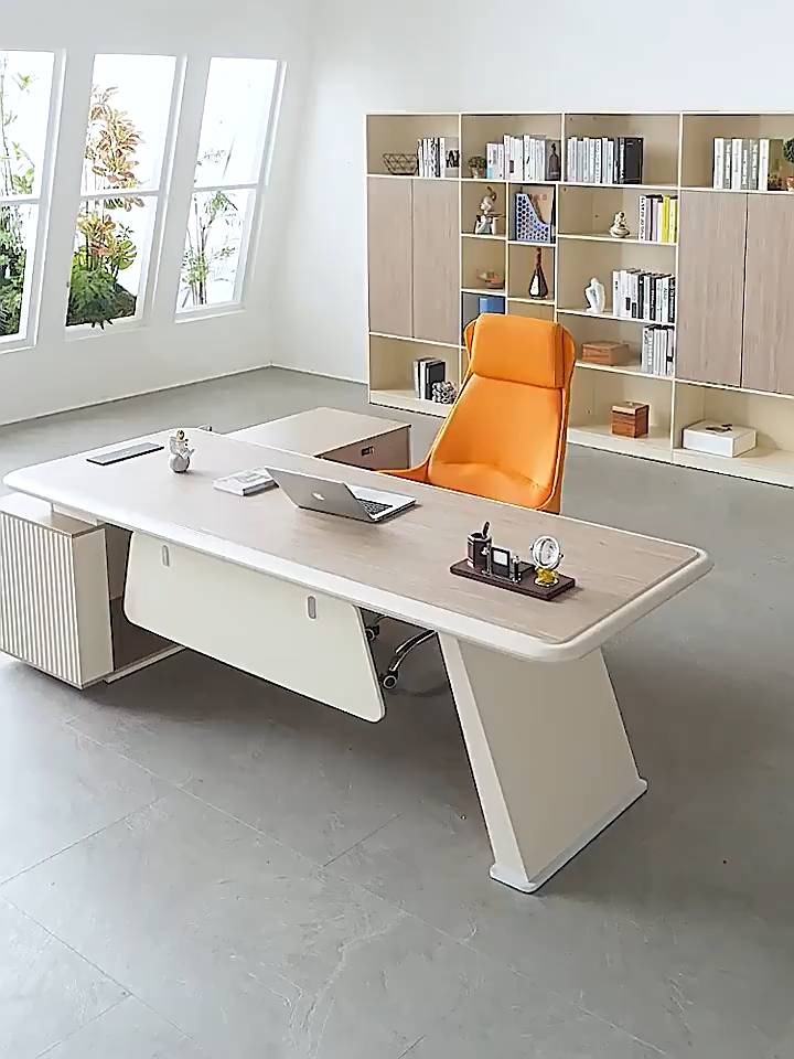 老板办公桌简约现代总裁电脑桌椅