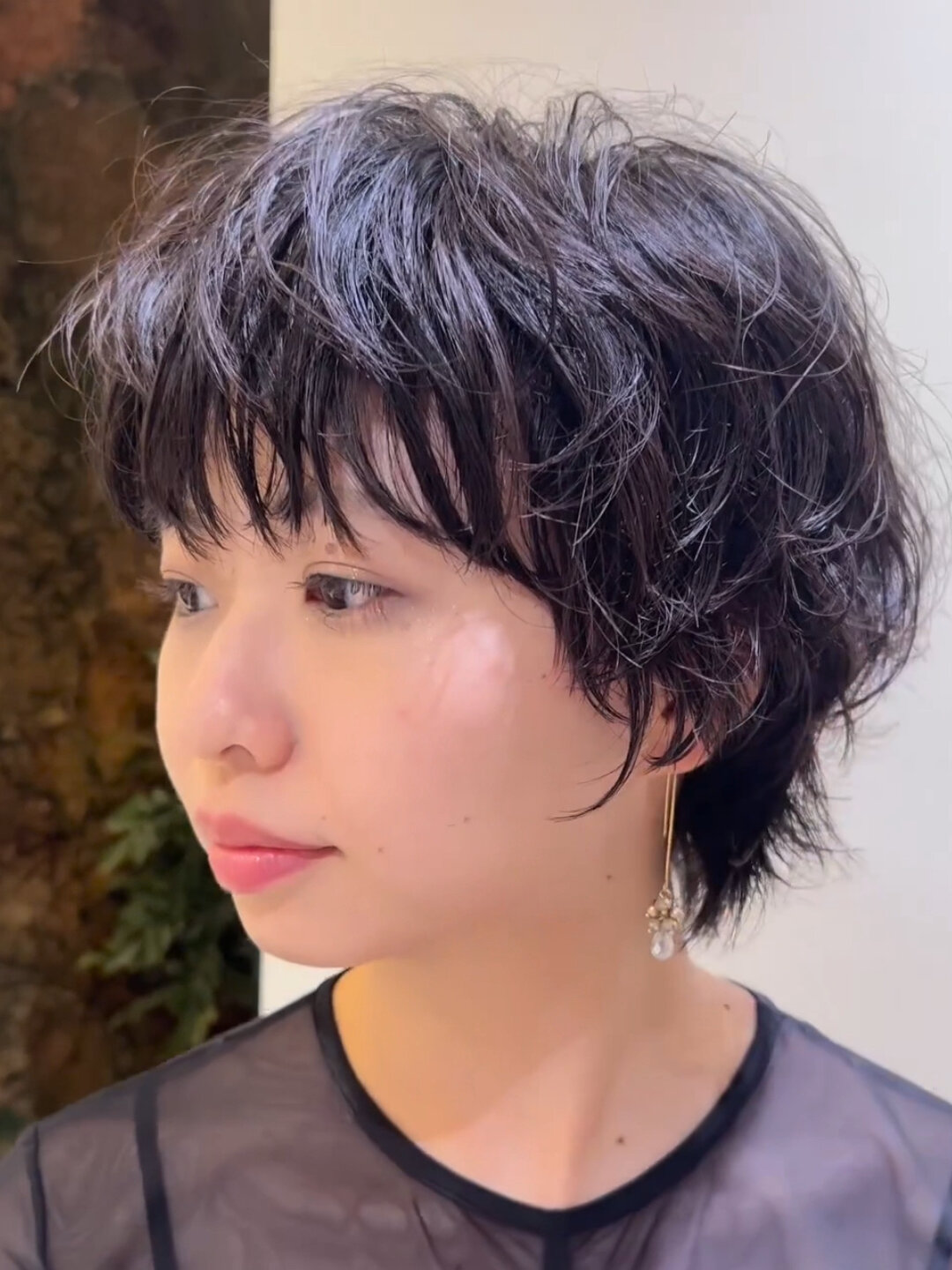 女生超短发烫发分享