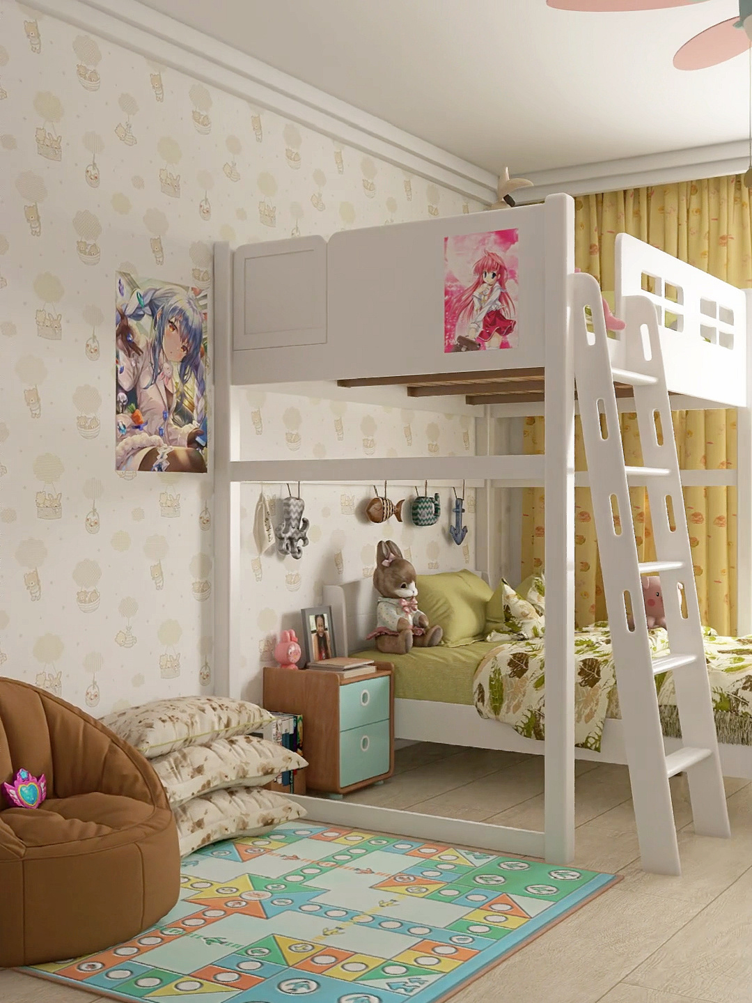 还原巴啦啦小魔仙美琪美雪的房间