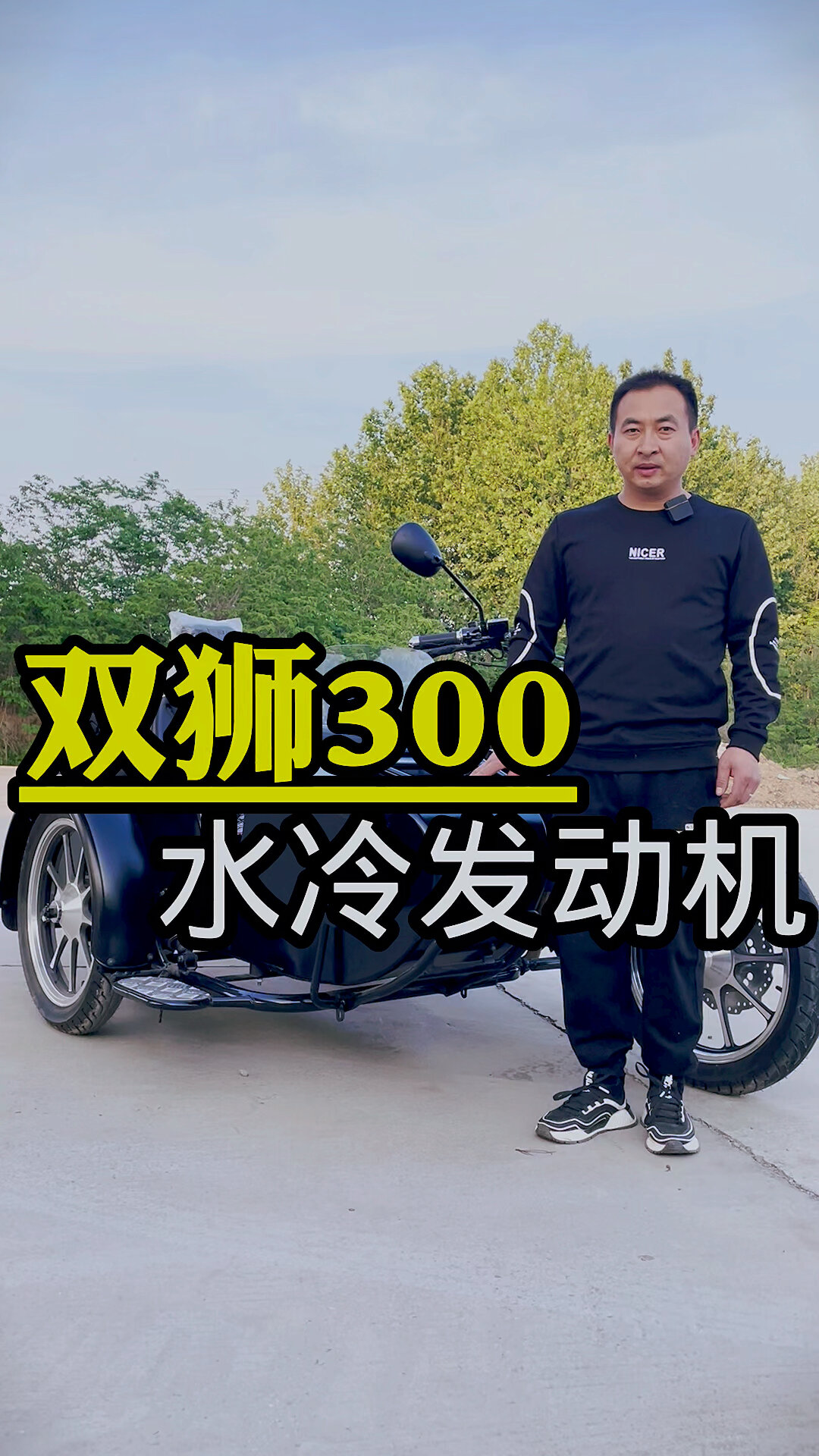 双狮300侉子偏三轮