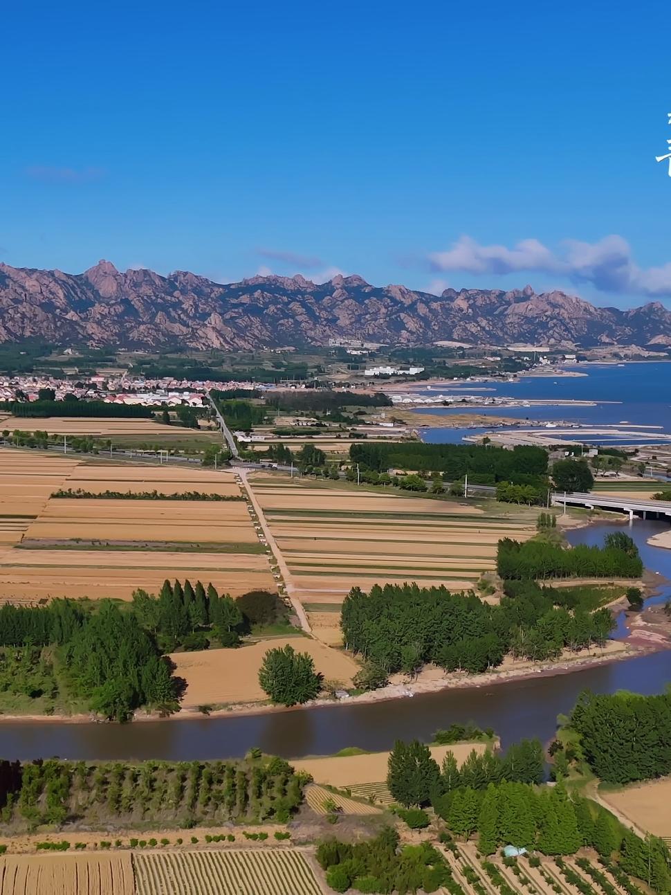 航拍青岛西海岸古镇口,古镇口的夏天,是一幅生动而迷人的画卷,承载着
