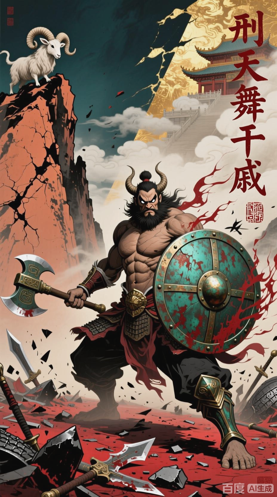 战神刑天:不屈的战斗之魂