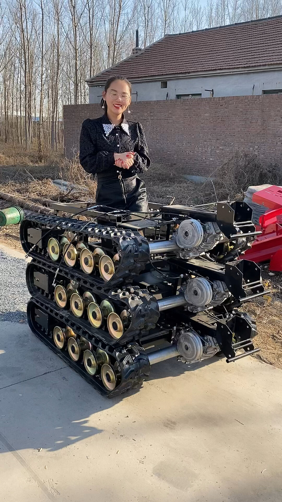 履带运输车农用小型爬山虎爬坡王柴油全地形