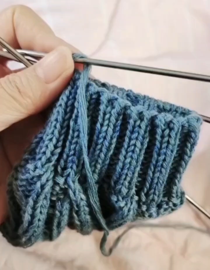 双螺纹收针收口织法