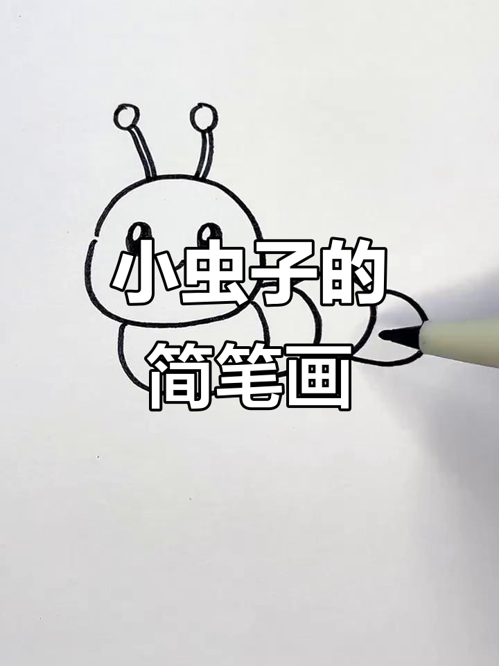 轻松学画小虫子,简单又有趣