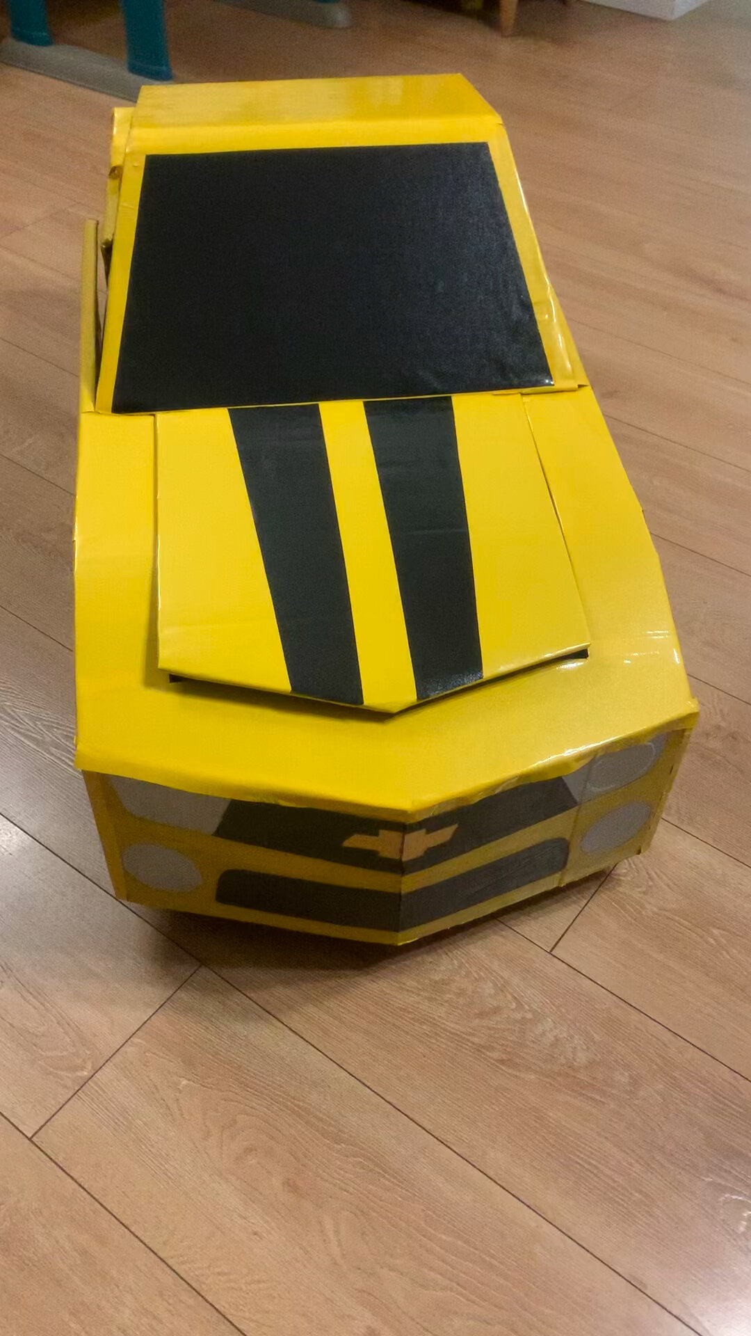 大黄蜂bumblebee汽车手工制作 幼儿园手工