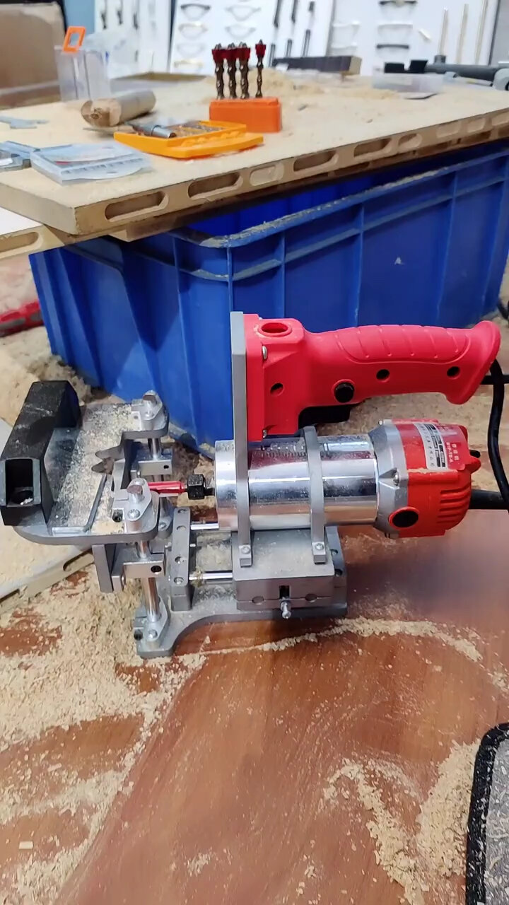 木工开槽神器铝合金二合一开槽机