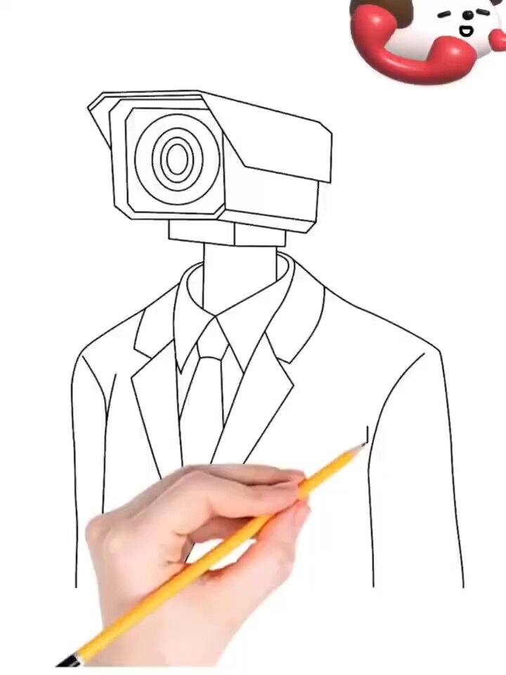 监控人绘画教程