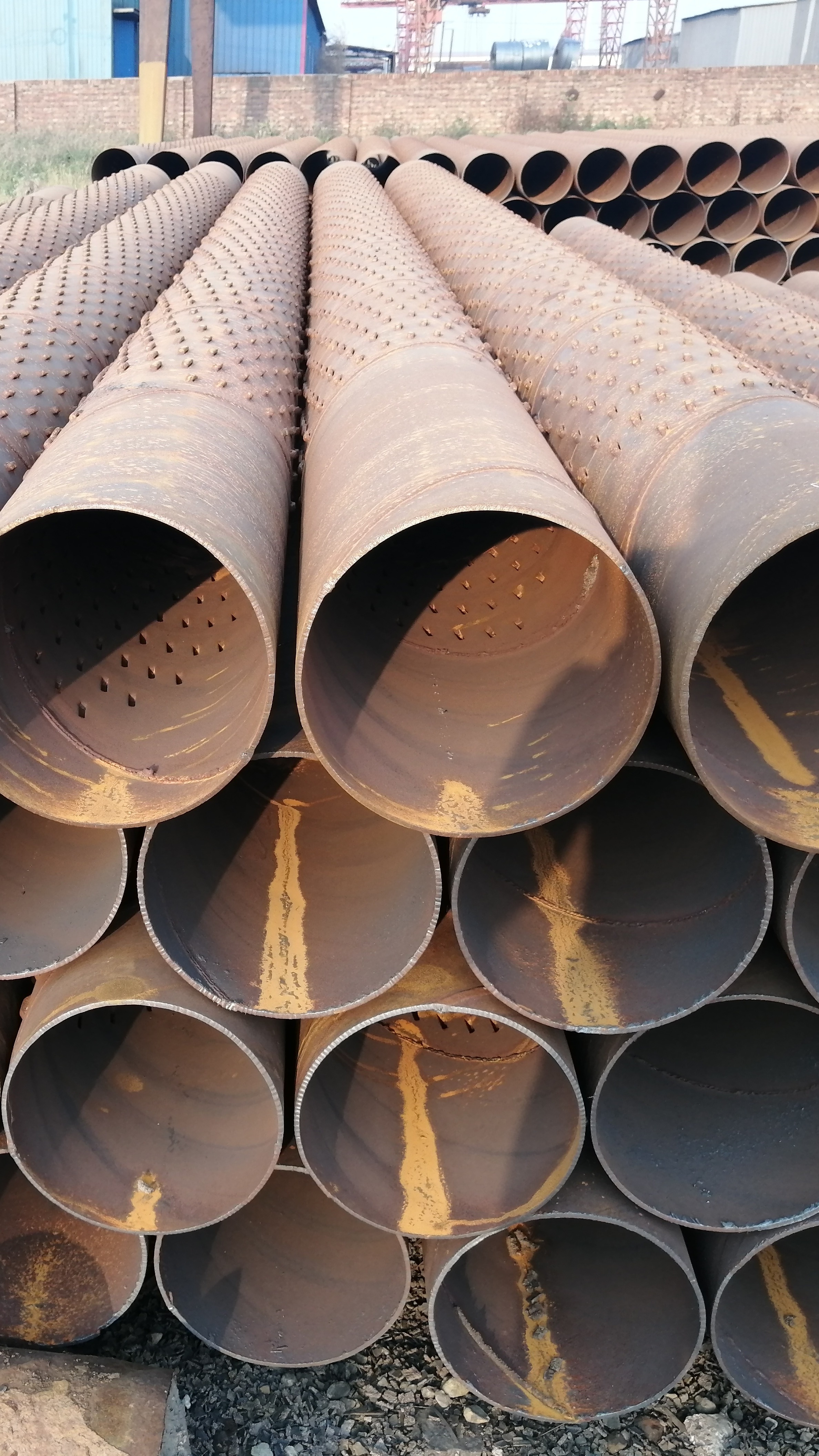 不锈钢桥式滤水管219*6螺旋式降水井透水管打井钢花管