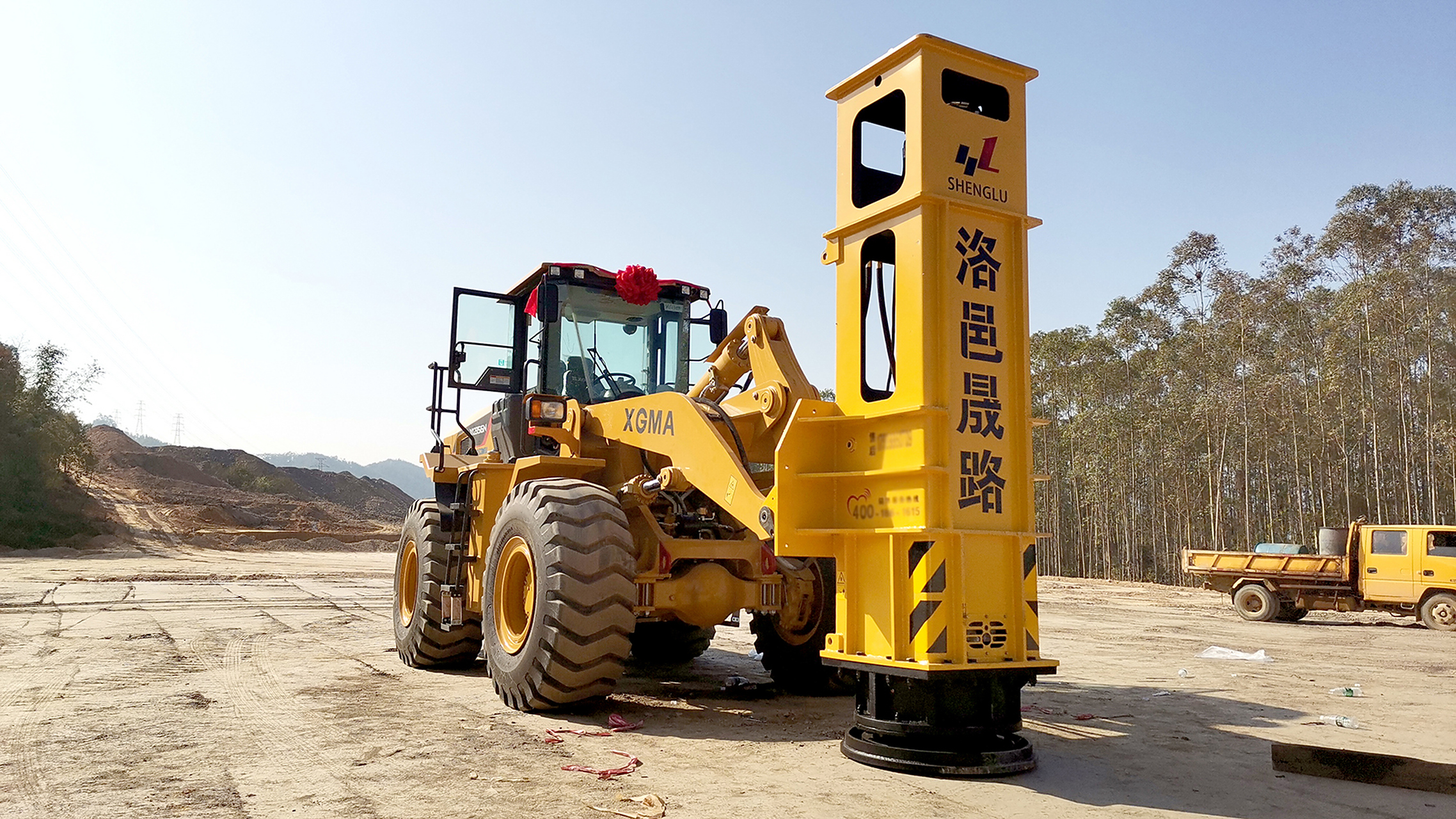 装载机冲击夯实机具有高效,灵活,可靠和安全等优势,可提高施工质量