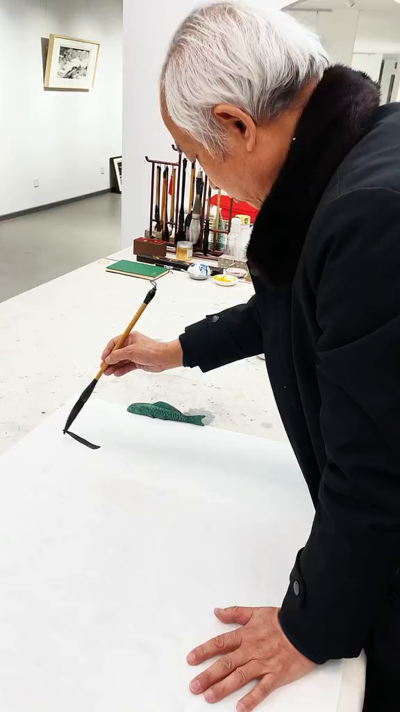 枫桥夜泊原创书法作品高炳山老师书法欣赏