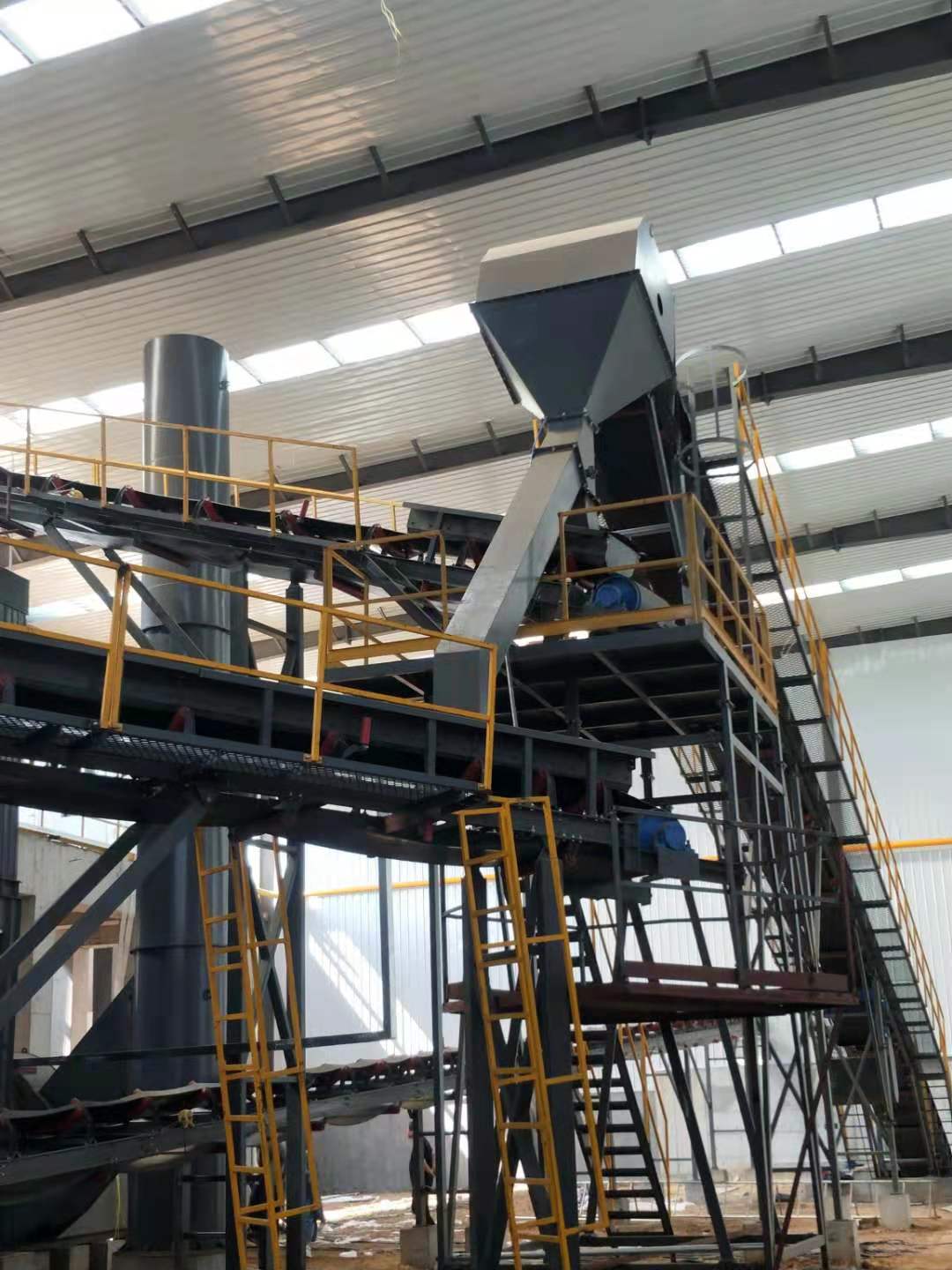 大型干粉砂浆生产线——原料处理:河沙烘干