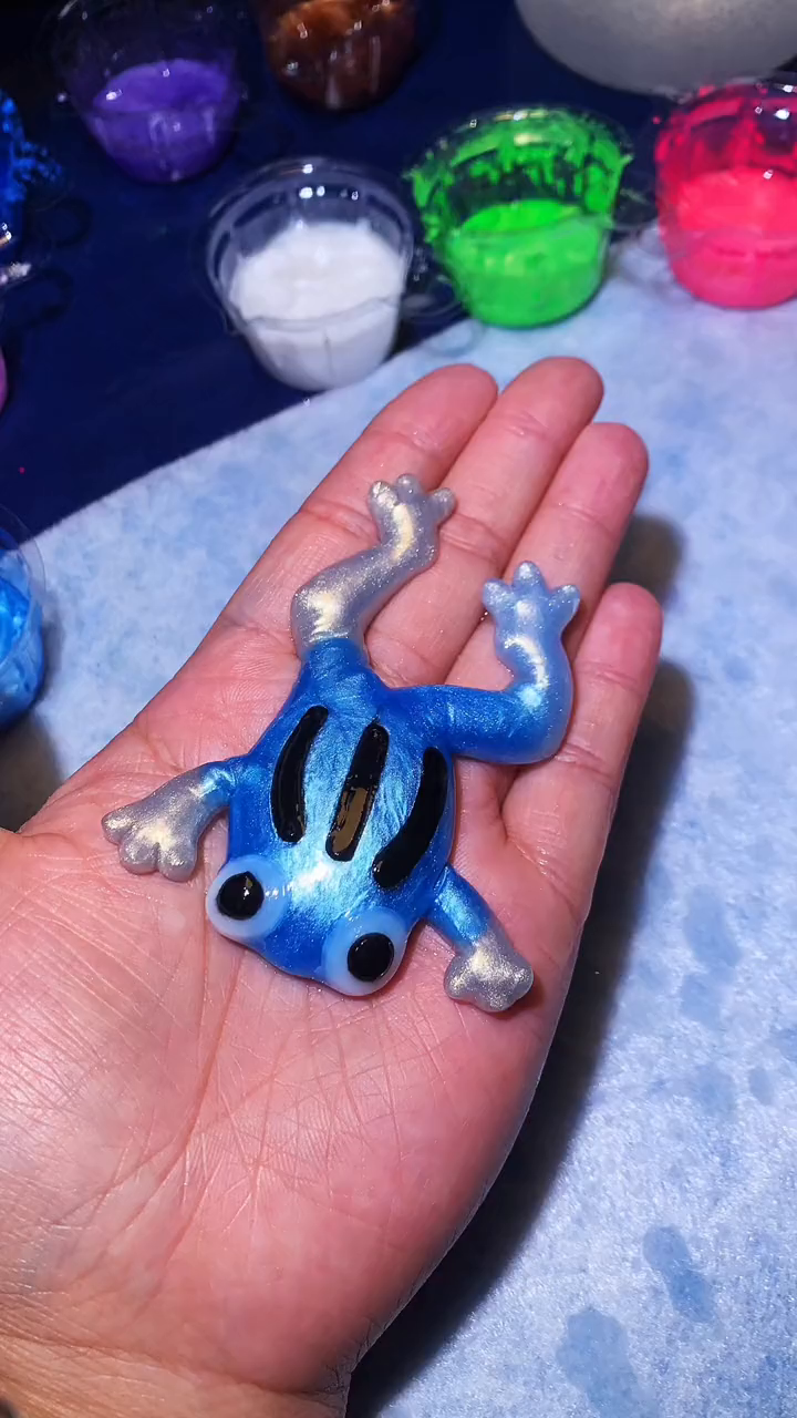 蓝色小青蛙制作成功