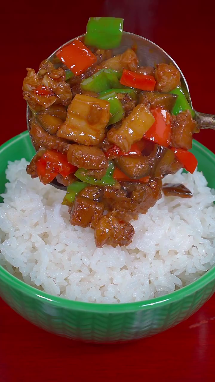 有手就能做的爆炒茄子盖饭