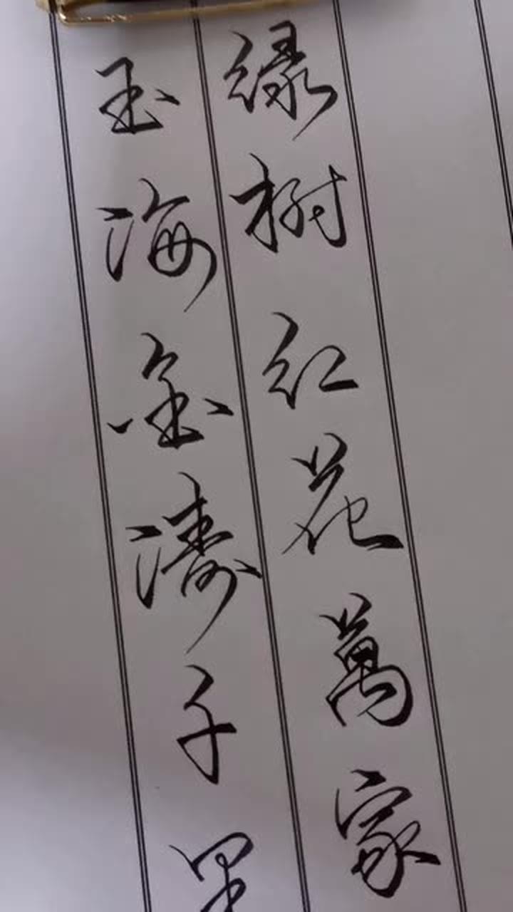 玉海金涛千里秀绿树红花万家春