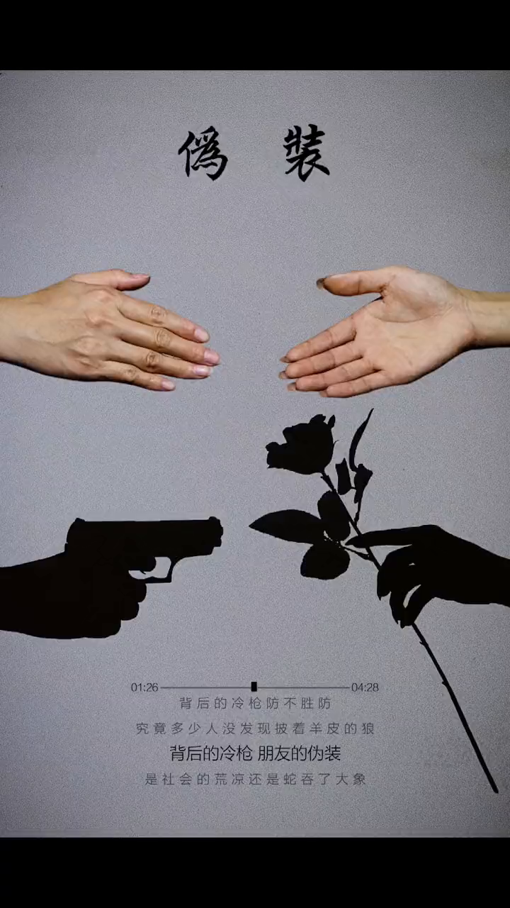 背后的冷枪朋友的伪装是社会的荒凉还是蛇吞了大象