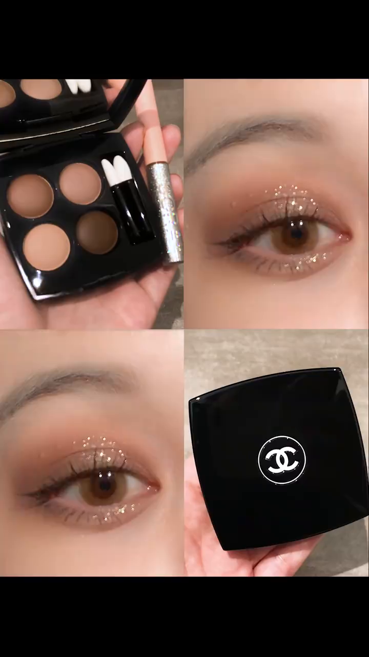 日常消肿眼妆画法香奈儿308温柔高级的大地色眼影我这个女人