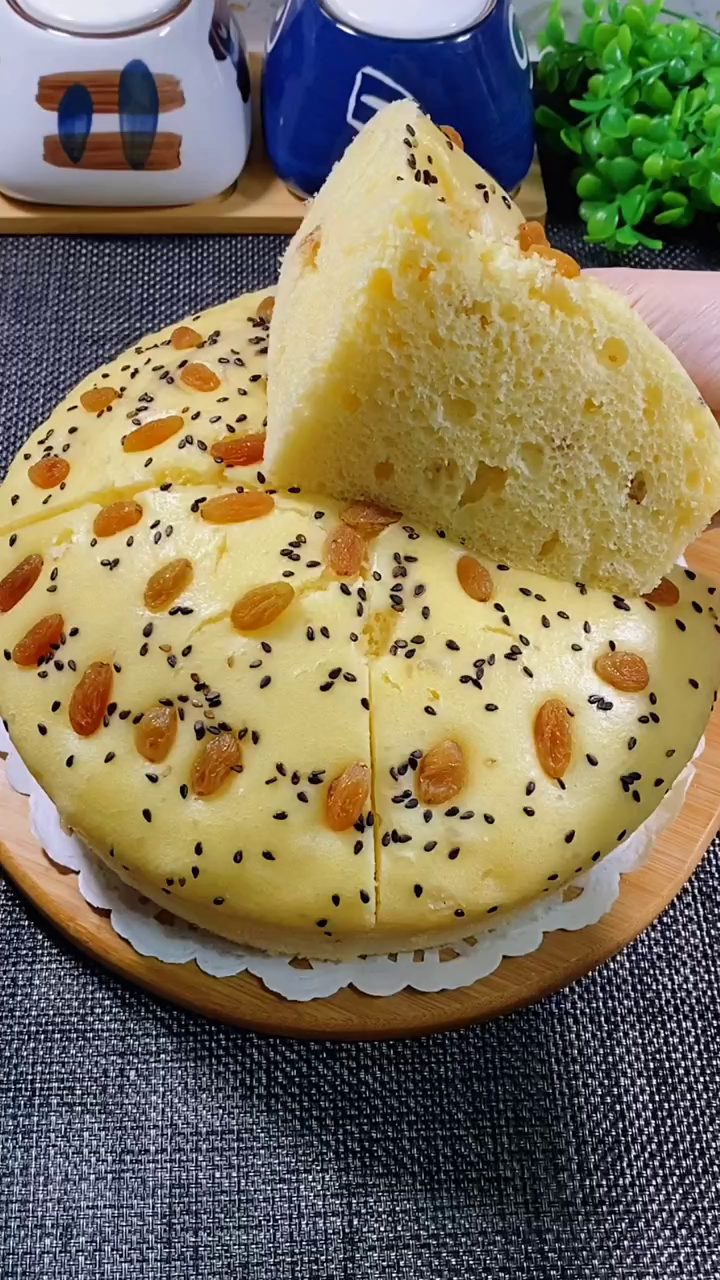 好好吃啊,开花发糕