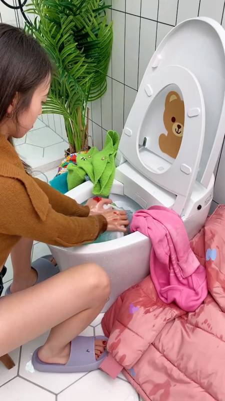 天气渐凉,聪明女人都在用这个超长洗衣服