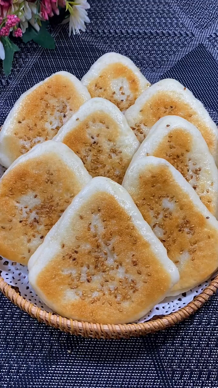 好好吃啊,三角烧饼