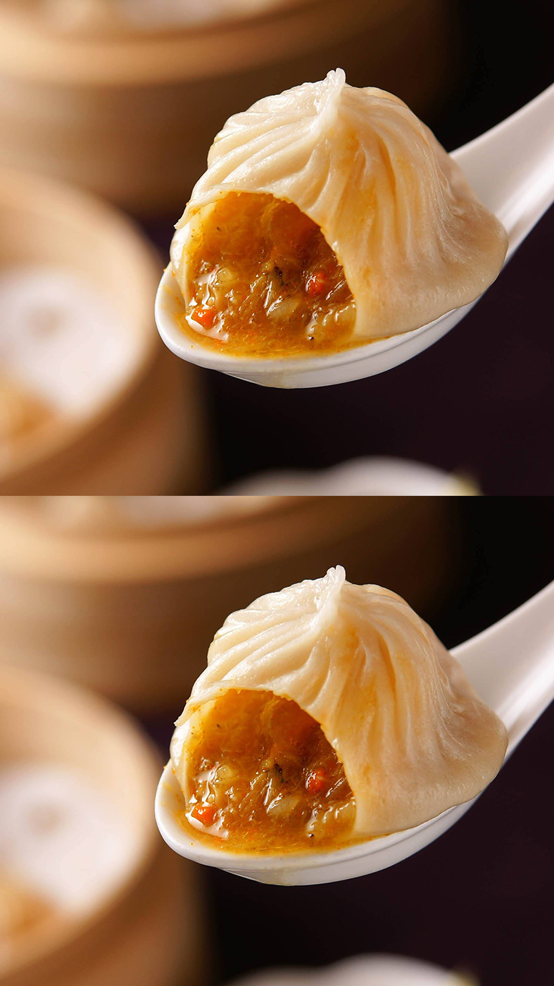 汤包培训:蟹粉汤包的正宗做法,鲜嫩多汁的汤包是这样一步一步做出来的