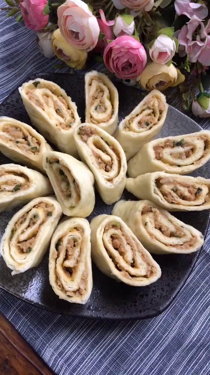 发面肉卷简单美味