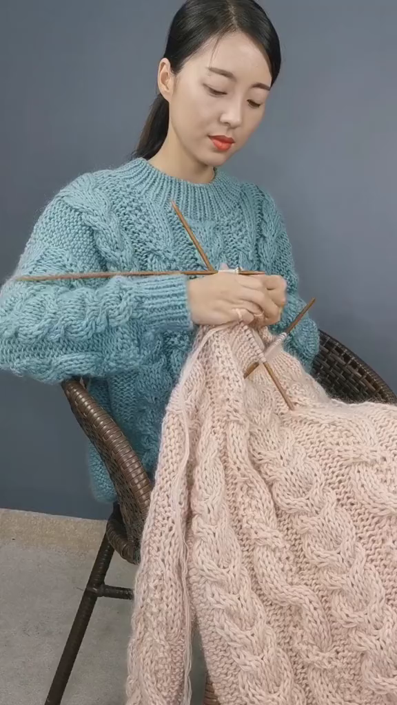 你们织过几款玖球手工毛衣