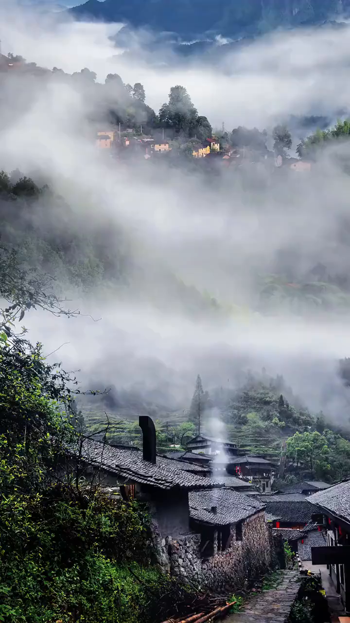 春雨后的乡村,幽静诗意更有生活气息感
