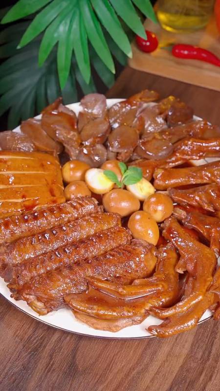 在家做的潮汕卤味拼盘简单好吃软烂入味-度小视