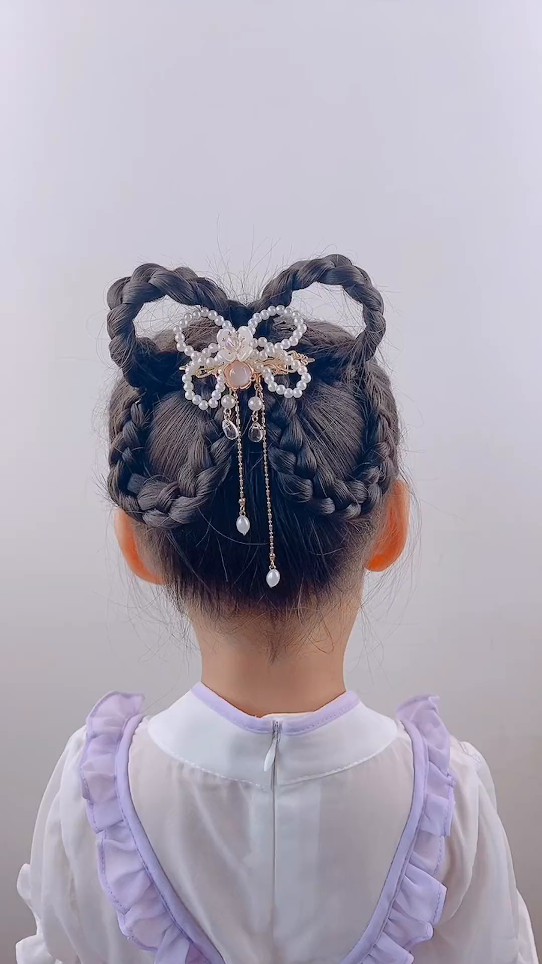 就能扎好的简单蝴蝶古风发型-度小视