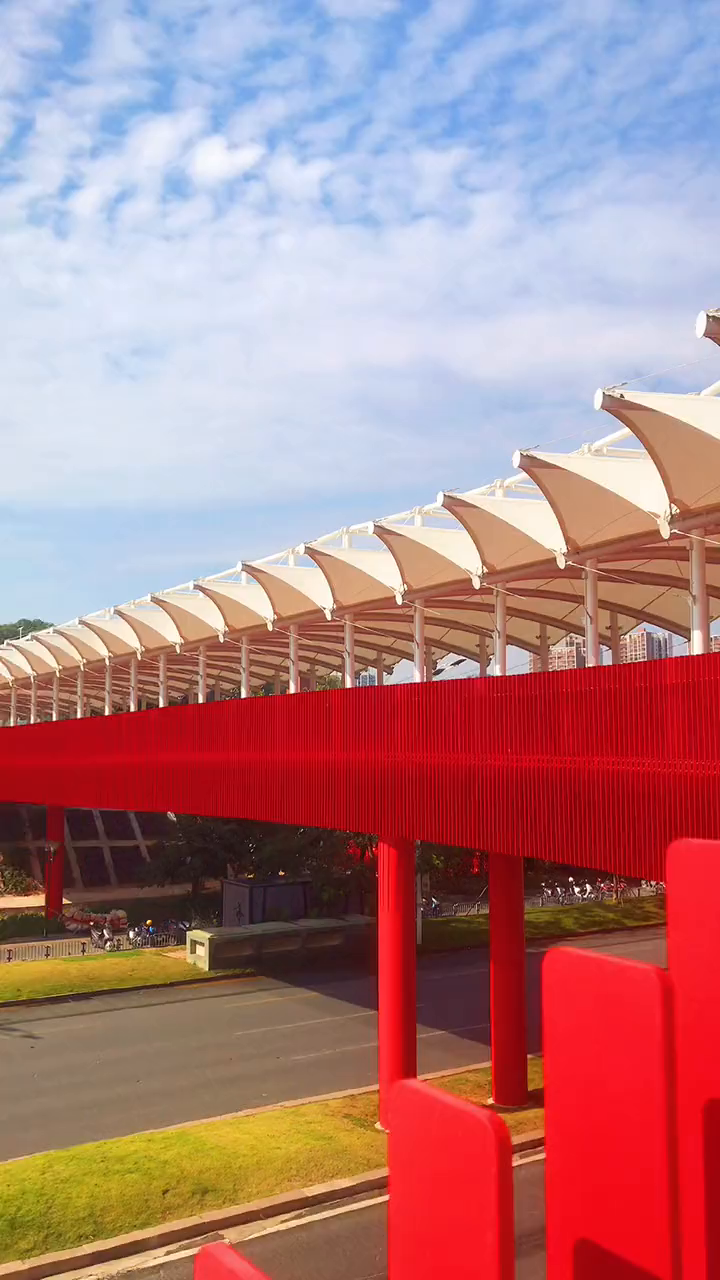 深圳光明红桥公园的网红桥已经免费对在开放