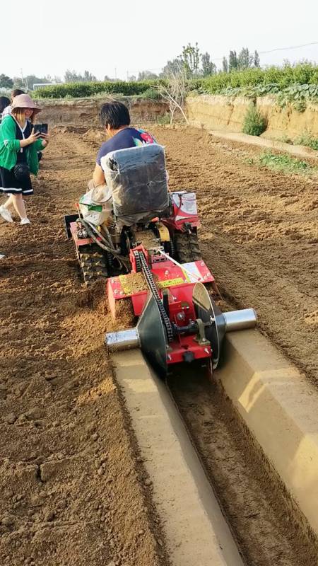 草莓开沟起垄机果园大棚管理旋耕机开沟机企业号小助手-度小视