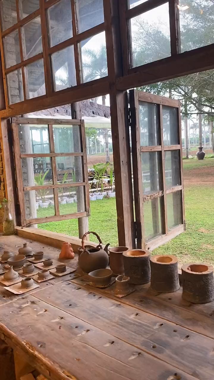 距离海口一小时车程,宁静美丽的红坎岭陶艺园向往的生活-度小视