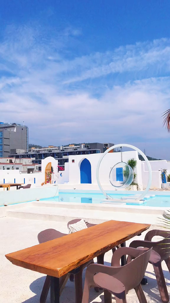 深圳小希腊圣托里尼天空之城-度小视