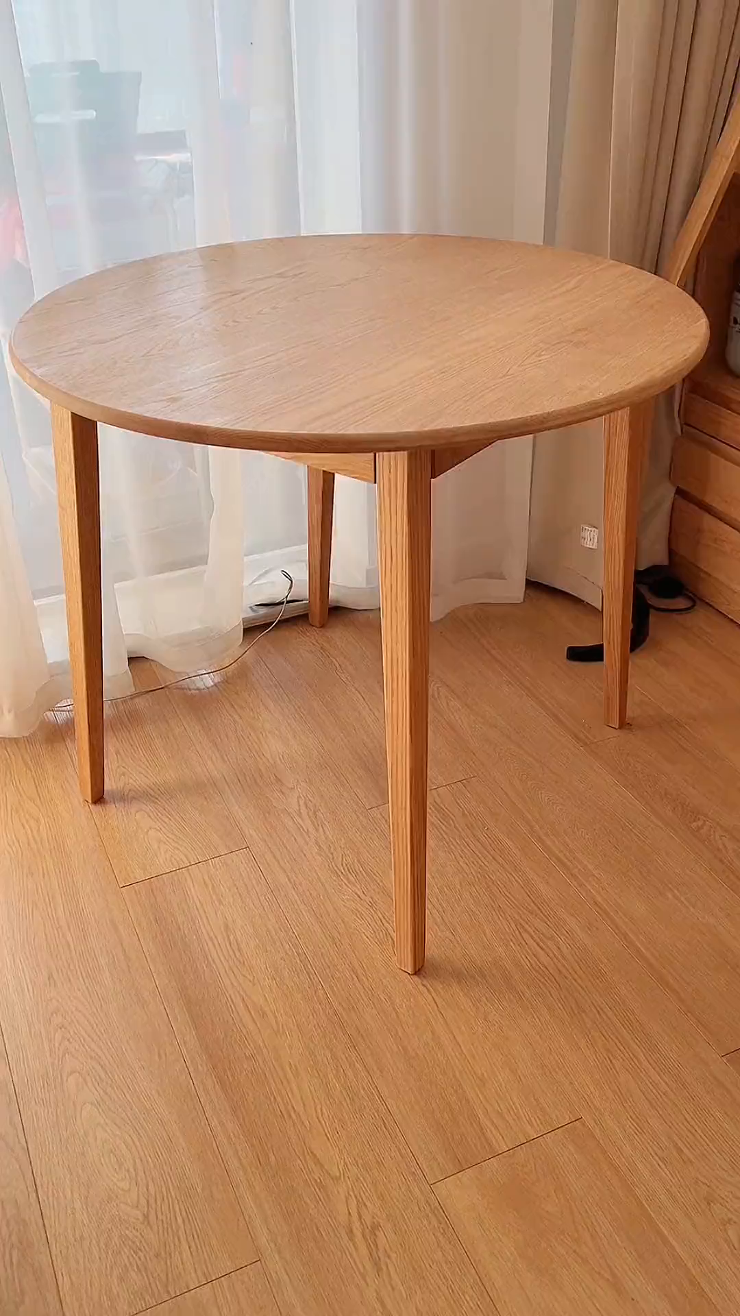 自己动手,给家里做个实木圆桌是什么体验?